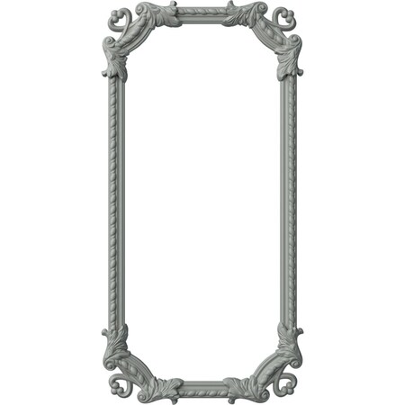 Ekena Millwork 24-in. W x 48-in. H Devon Rope Panel Moulding Kit Single Panel PMLKDE24X48A